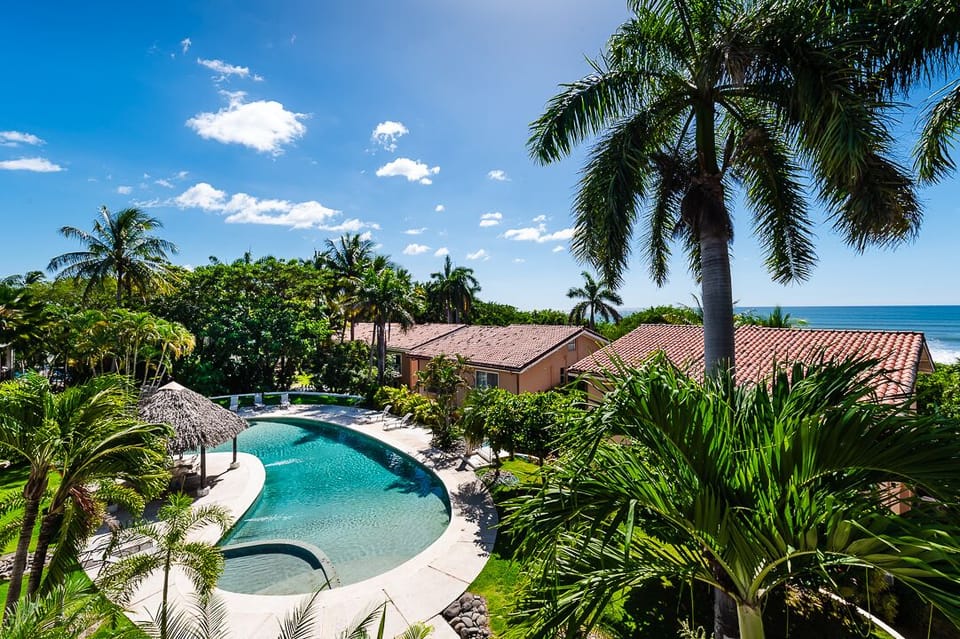 Enjoy our large, peaceful pool just steps from Langosta Beach—perfect for relaxing and soaking up the Costa Rica sun.