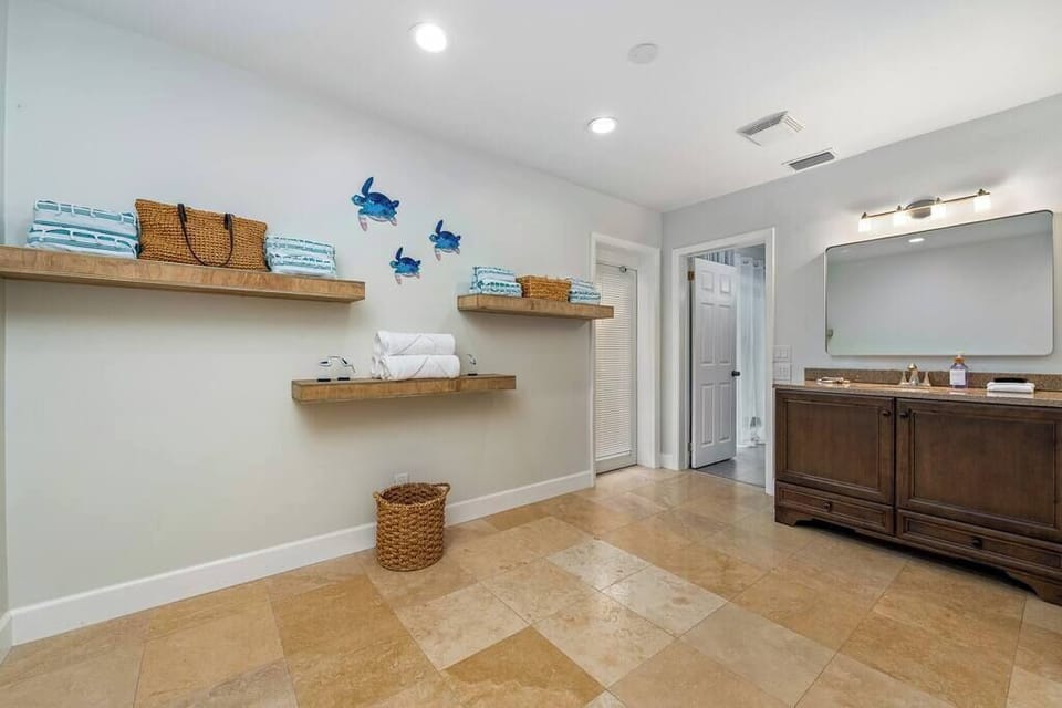 Stocked Bathroom
