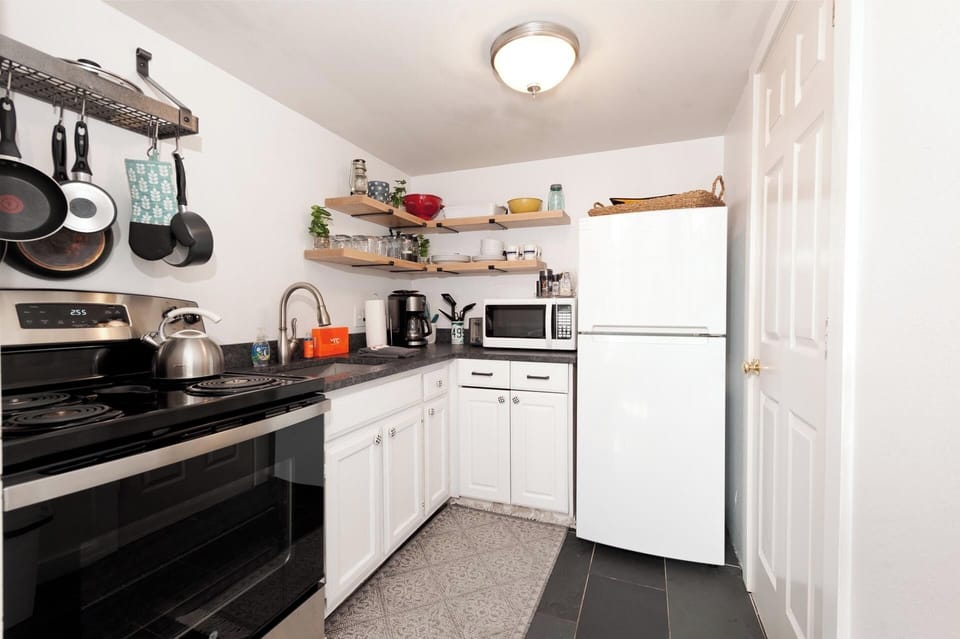 Fully stocked kitchen