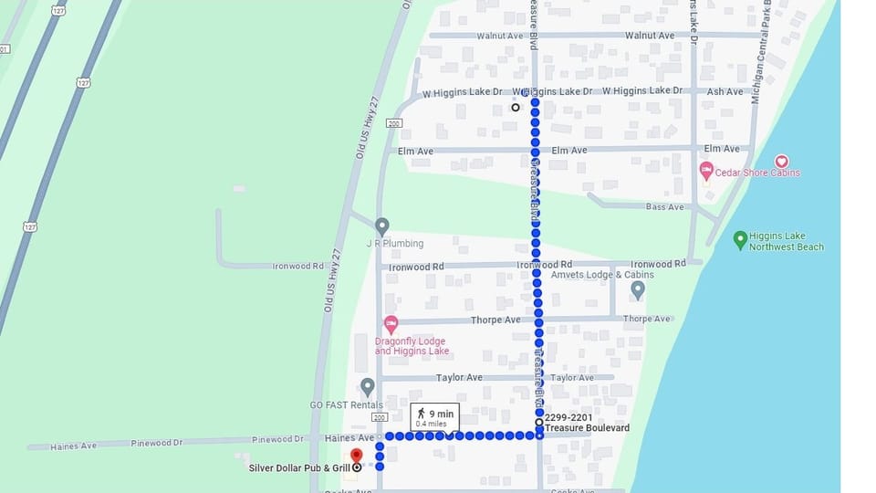 We are within walking distance to the Silver Dollar Pub!