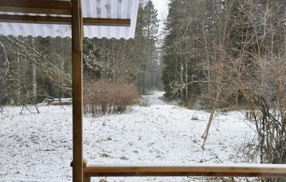 outside