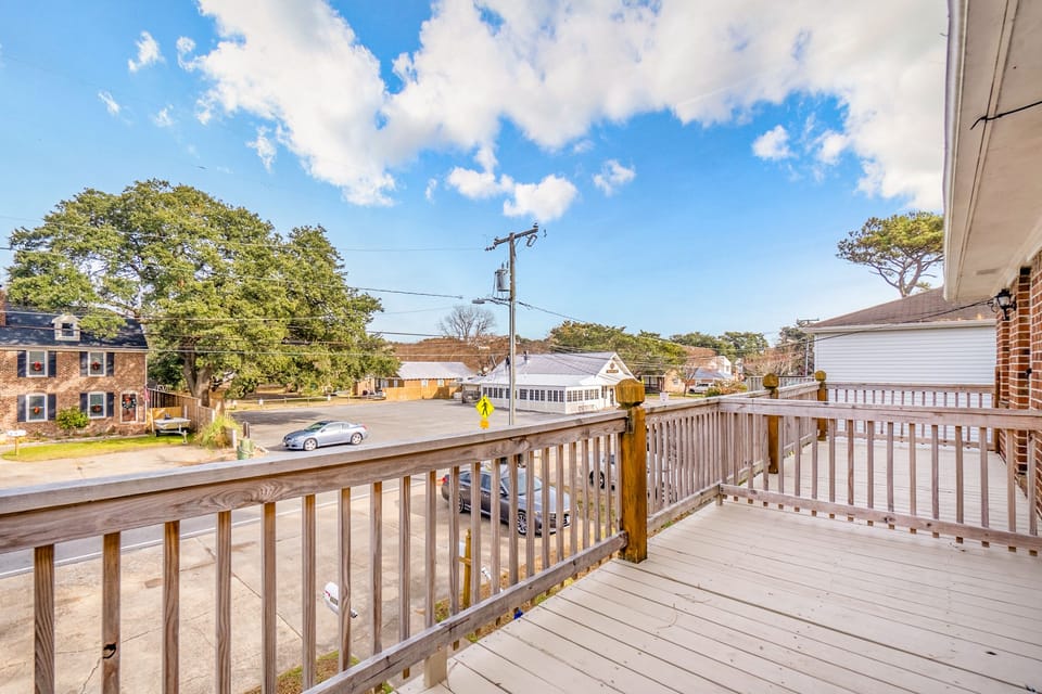 2nd story balcony. 