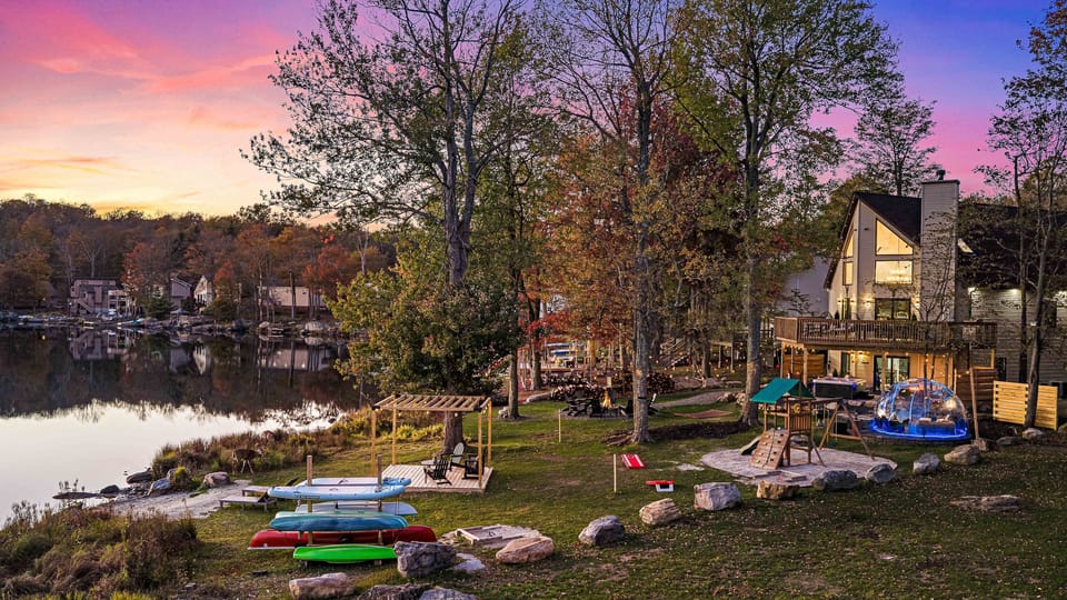 A yard loaded with amenities for the whole family to enjoy