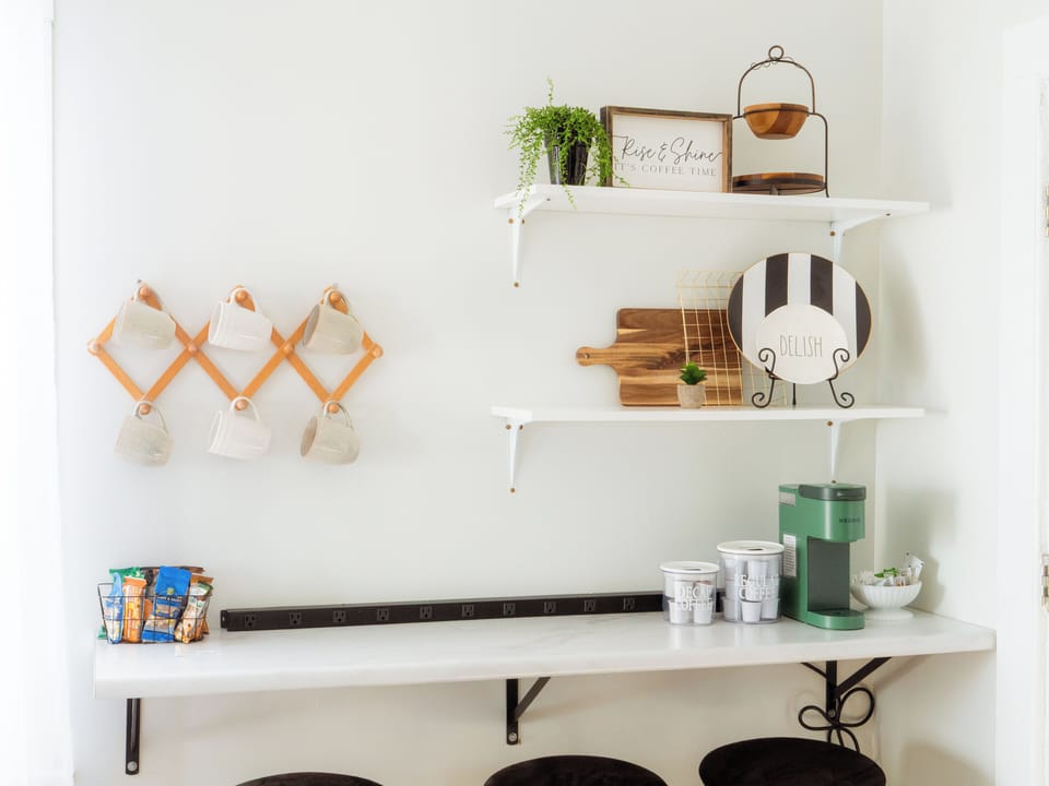 Cozy coffee bar-have a seat! 