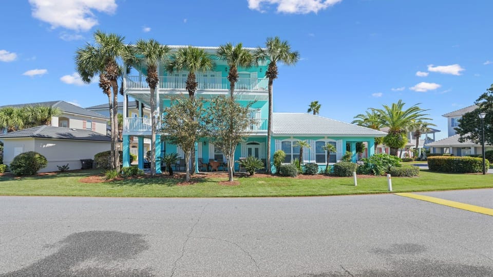 Caribbean Sun was recently painted a bright beachy blue!