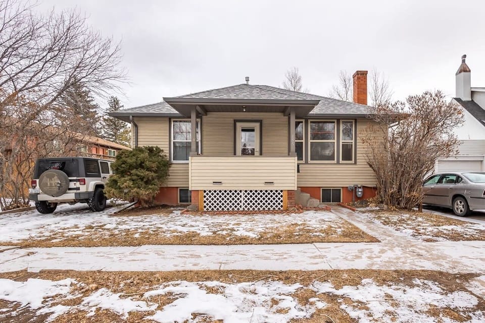 Parking is on the street, in front of house