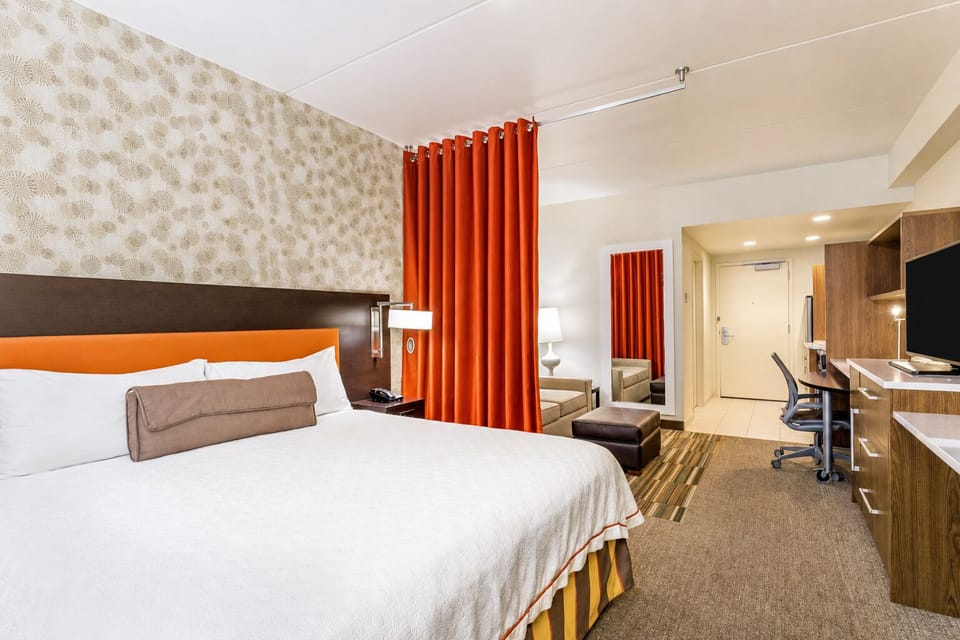 Recharge behind the privacy curtain for deeper, quieter sleep.