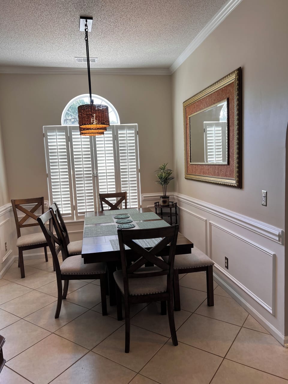 Dining table w/extensions available