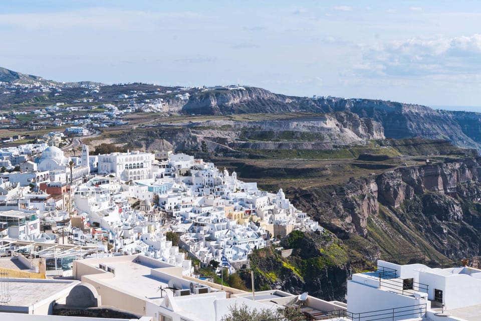 Fira view from the front balcony