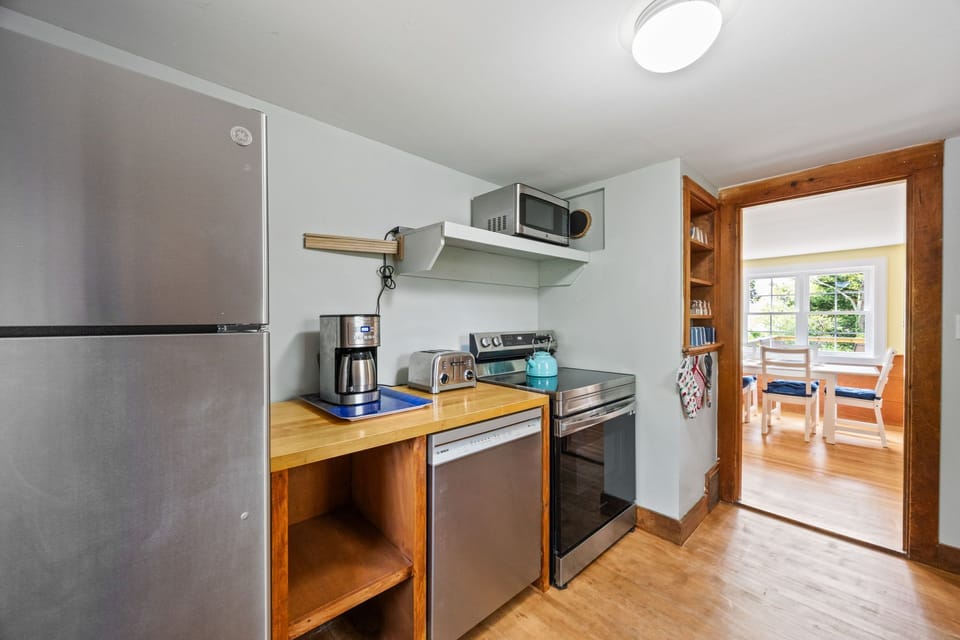Brand new stainless steel appliances