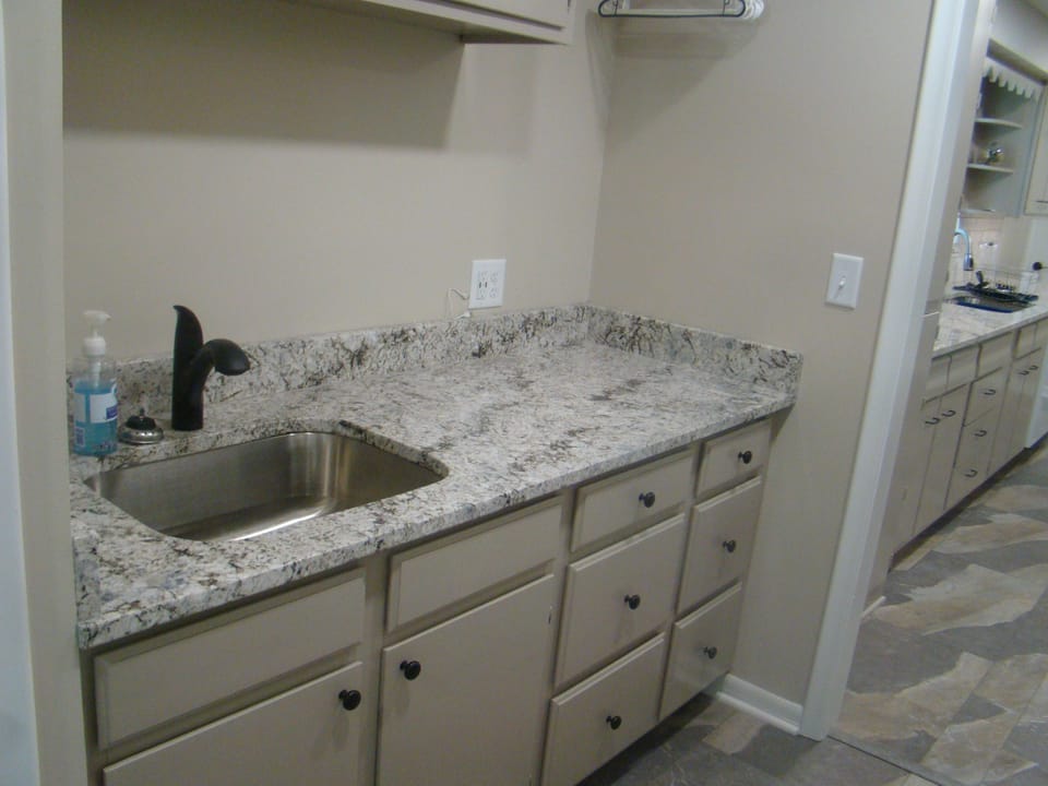 Laundry area with USB charging.