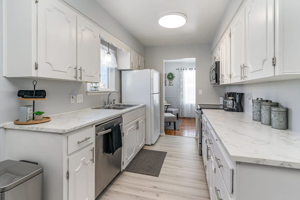 Kitchen - Dishwasher & Refrigerator.