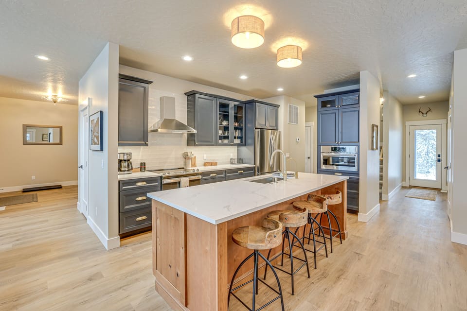 Kitchen | Bar Seating | Drip Coffee