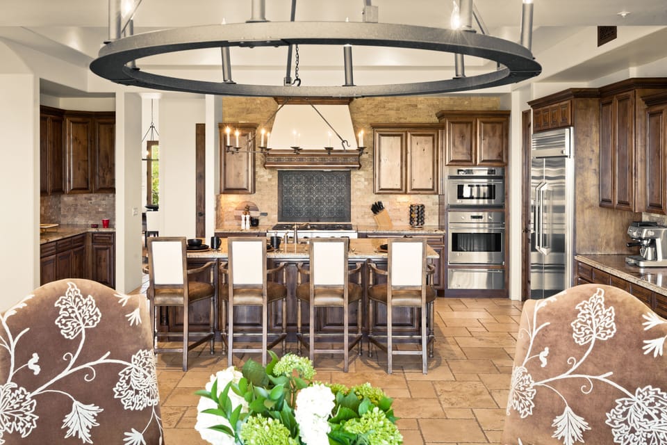 Ultimate Chefs kitchen with Dacor 6 burner gas stove & Breville Expresso Machine