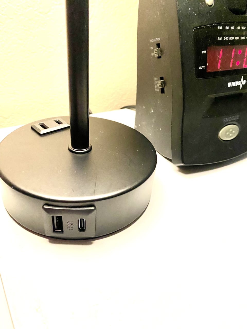 Nightstand lamps that have plugs to charge your electronics with ease