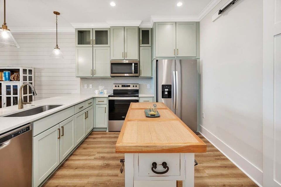 The Moorings #35 - Kitchen Area with Stainless Steep Appliances