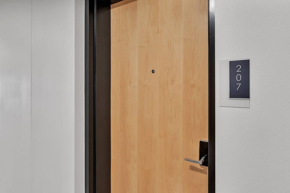 Secure entrance with a fob to your apartment!
