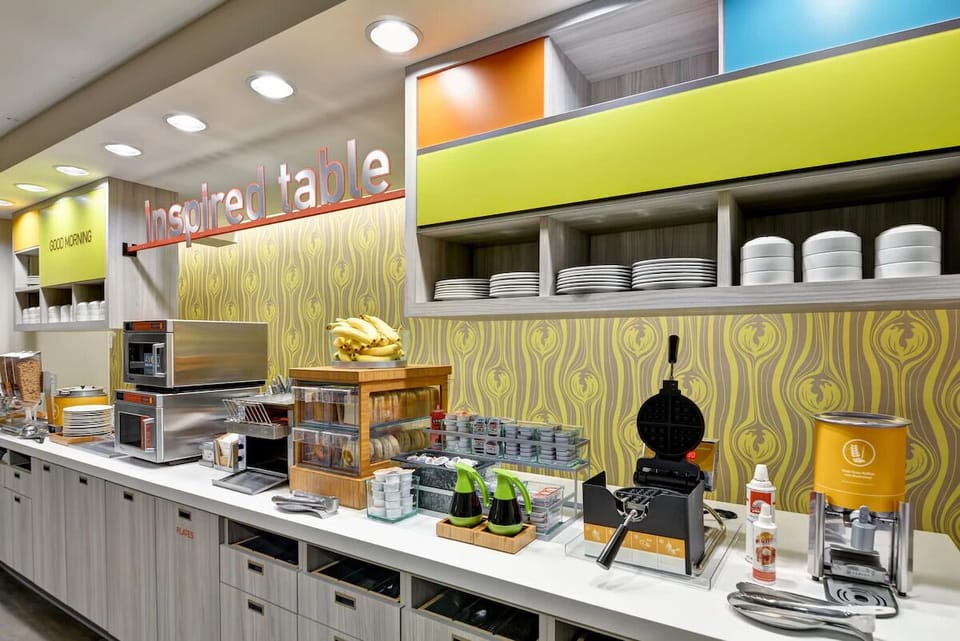 Fuel up with a cheerful breakfast spread and fresh morning favorites.