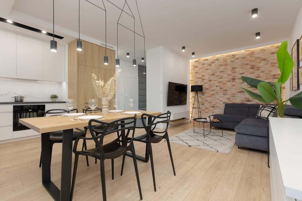 The elegant living room perfect for both relaxation and entertainment.