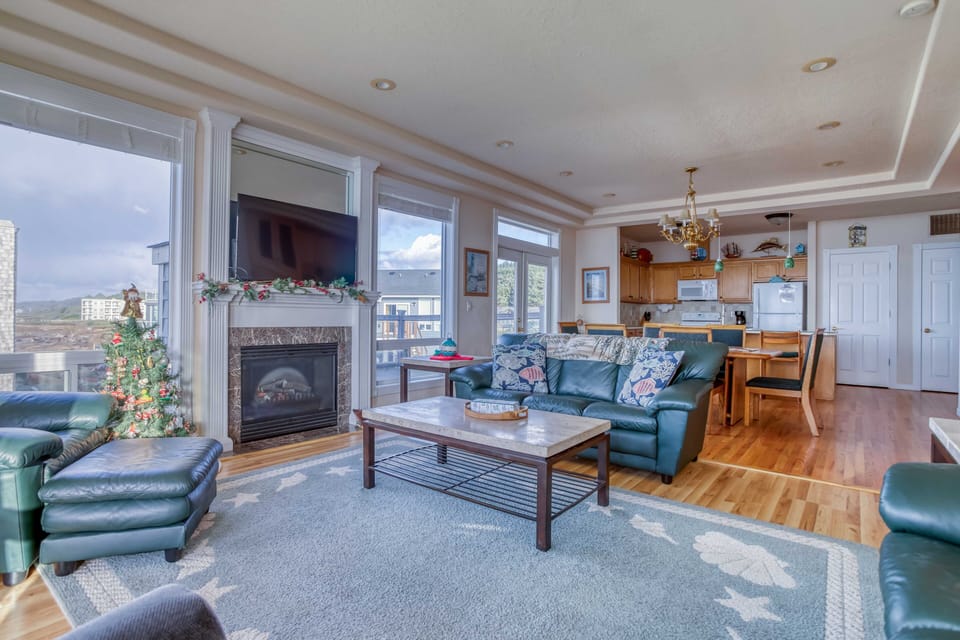 Living Room and Fireplace