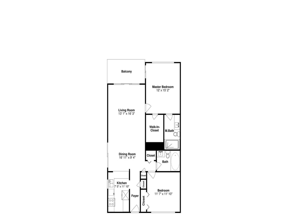 Madeira Vista 202 | Floor Plan