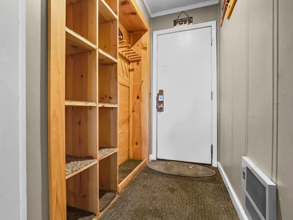 Storage in the mud room