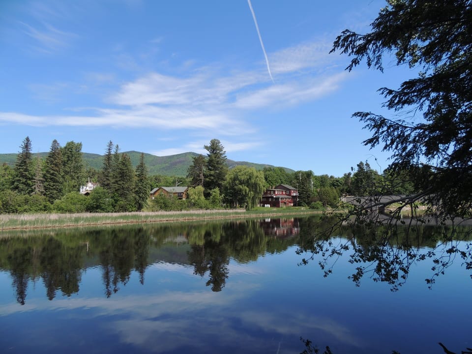 Dock view, looking toward town