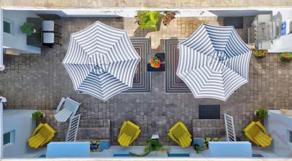 Shared outdoor amenities.