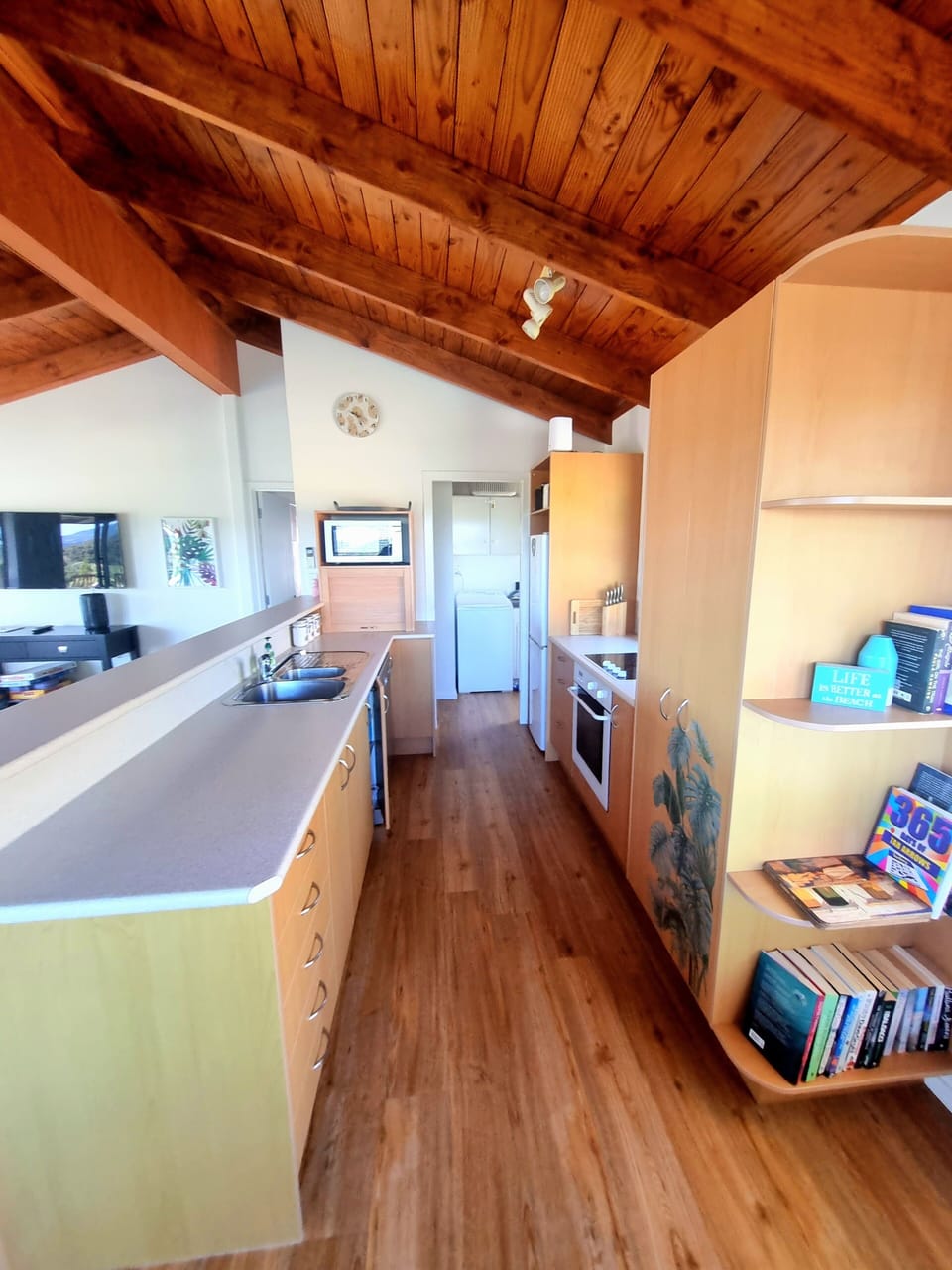 Open kitchen with all amenities