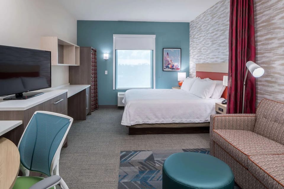 Bedroom. Interior and views may vary based on location and availability.
