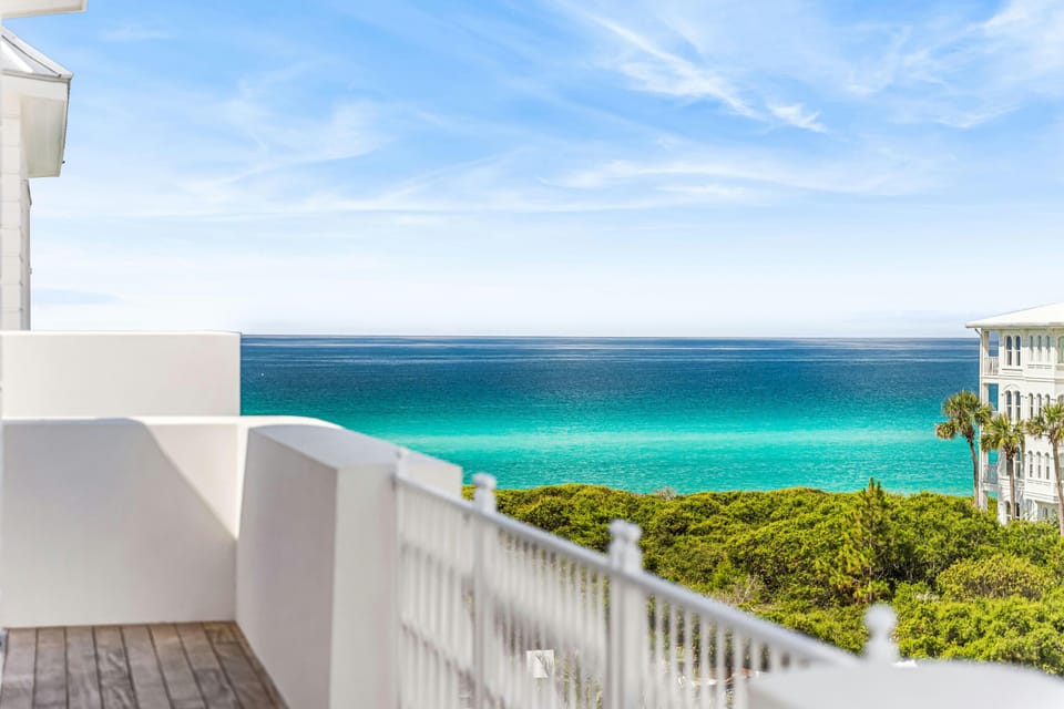 View of Gulf from rooftop