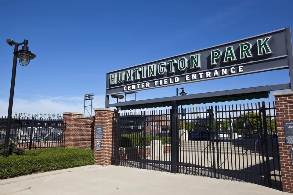 Only 5 minutes to Huntington Park. This is where the Columbus Clippers play baseball.