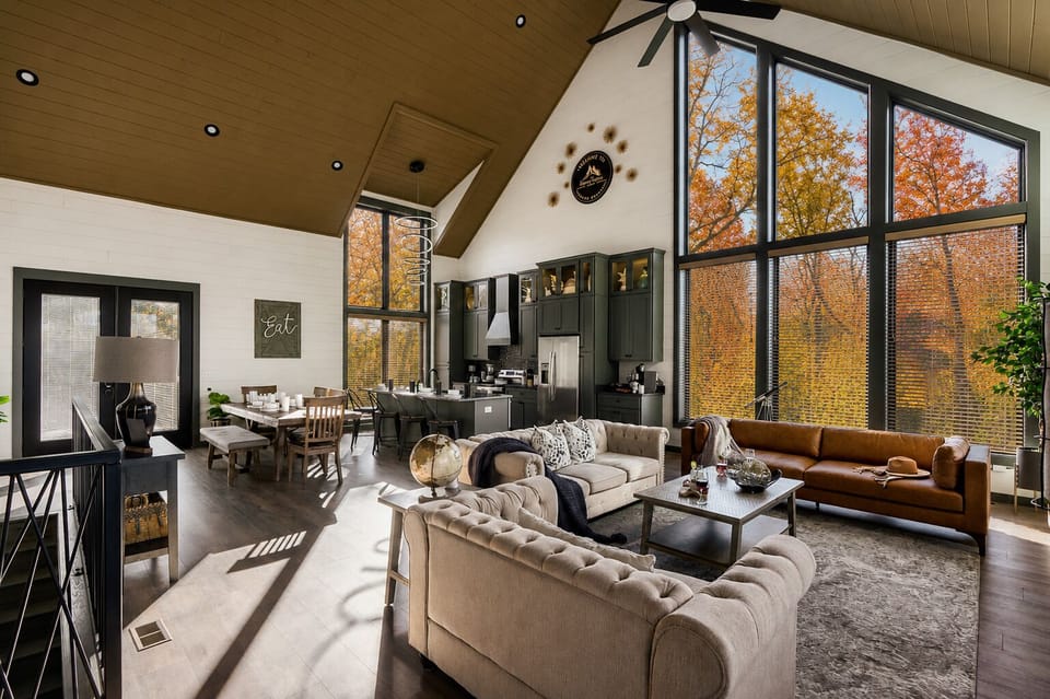 Cozy but open living and dining area for the family to gather and create memories!