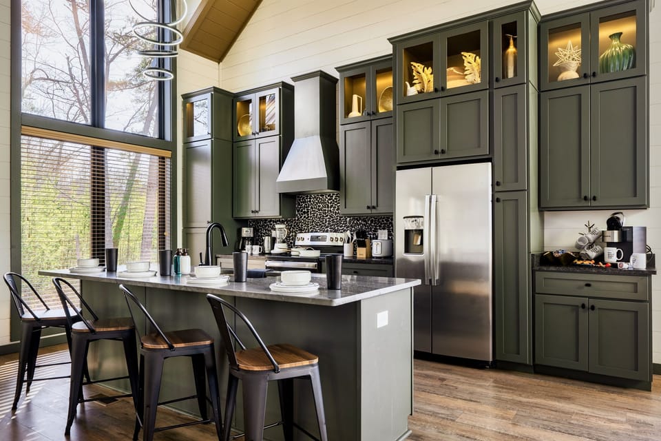 Fully stocked kitchen to cook your family meals during your stay