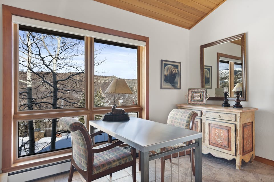 Indoors, Chair, Furniture, Table, Desk