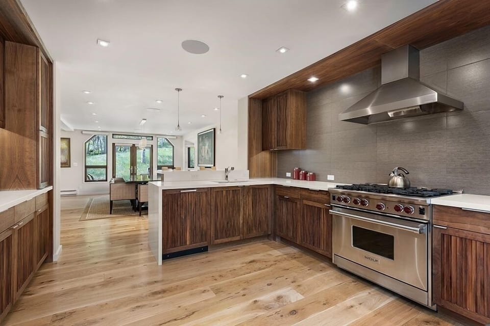 Indoors, Hardwood, Kitchen, Floor, Flooring