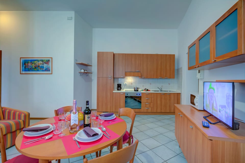 Kitchen and dining area