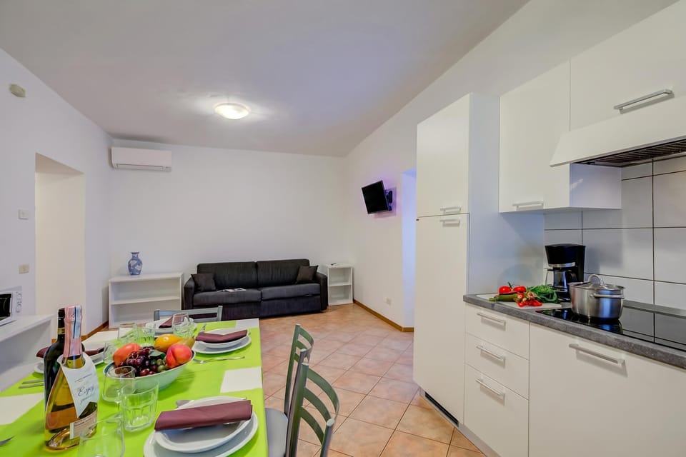 Kitchen and dining area