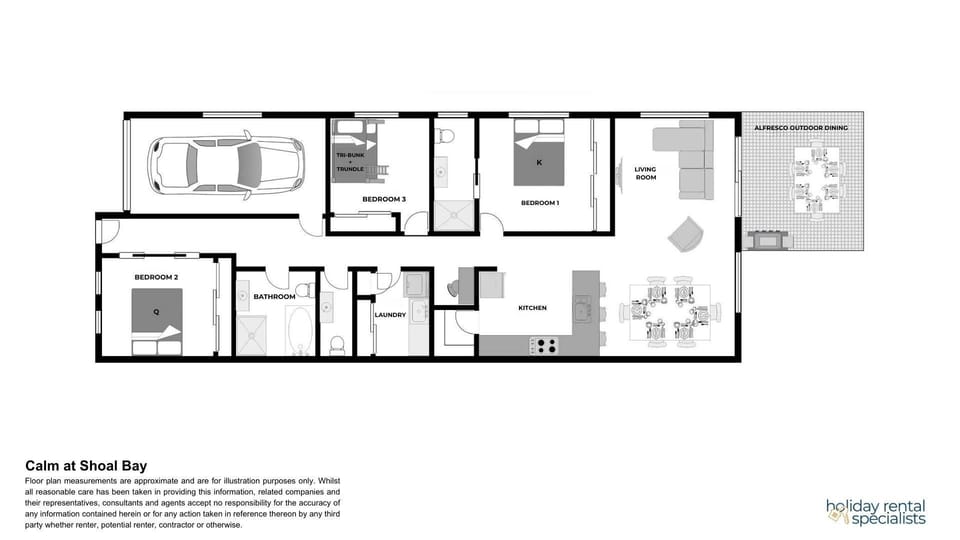 Calm at Shoal Bay | Floorplan