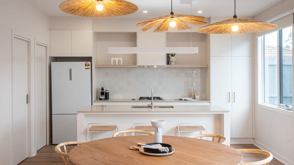 Kitchen and dining area
