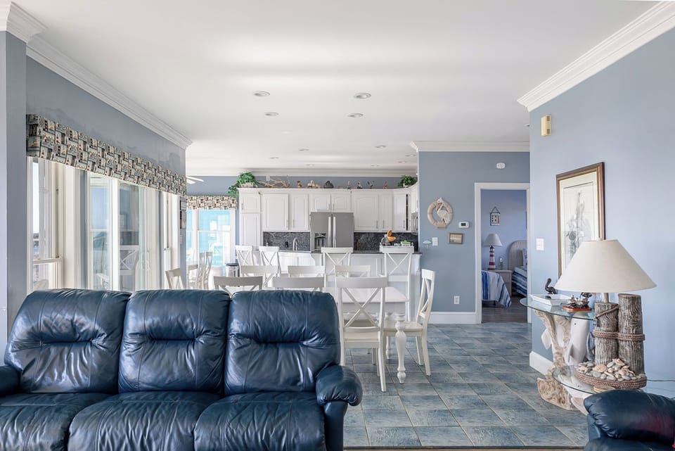 Level One Living and Dining Area