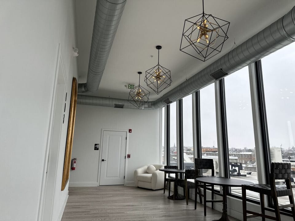 Beautiful co-working space available just steps away from the apartment