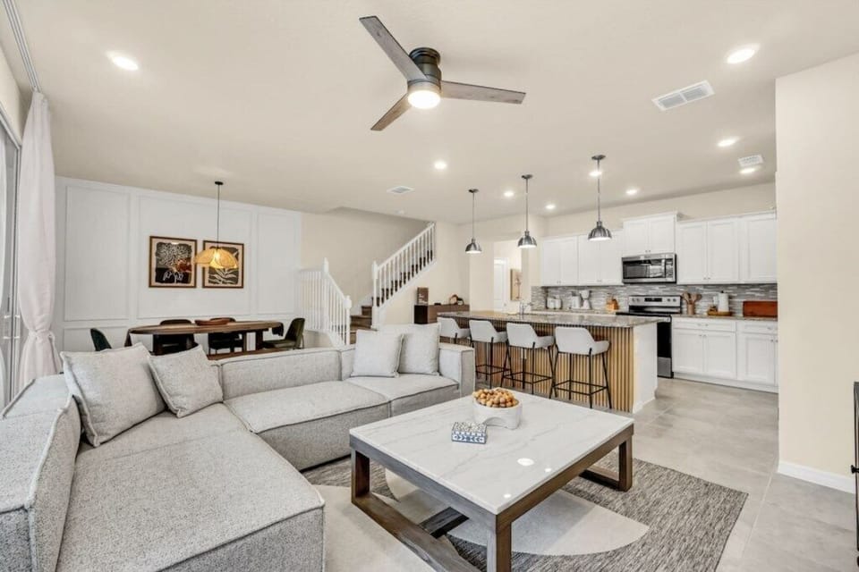 - Elegant main floor - open design connecting kitchen, dining, and living spaces for easy entertaining  