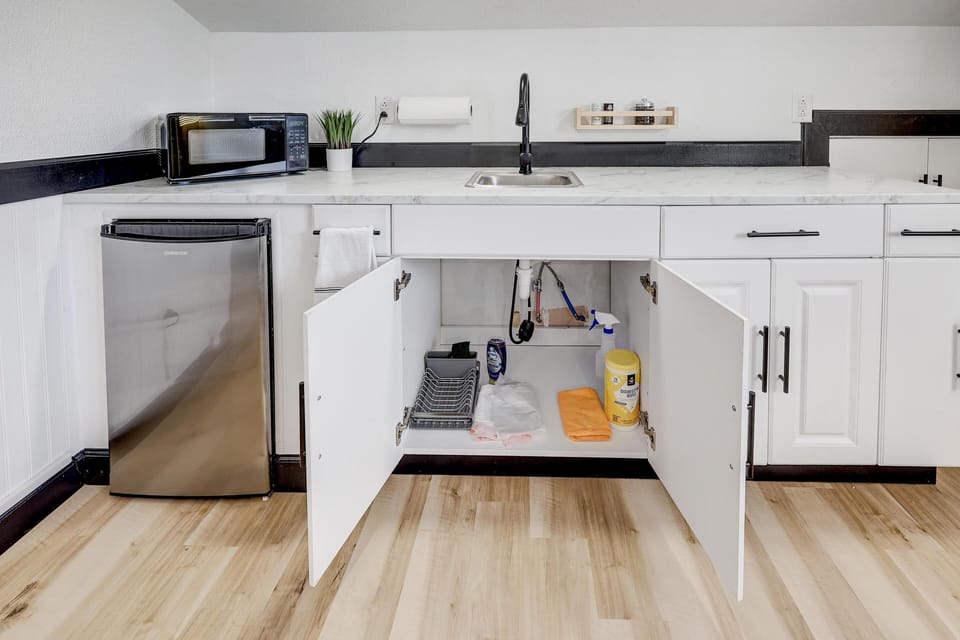 We provide everything you need to enjoy a tidy stay.