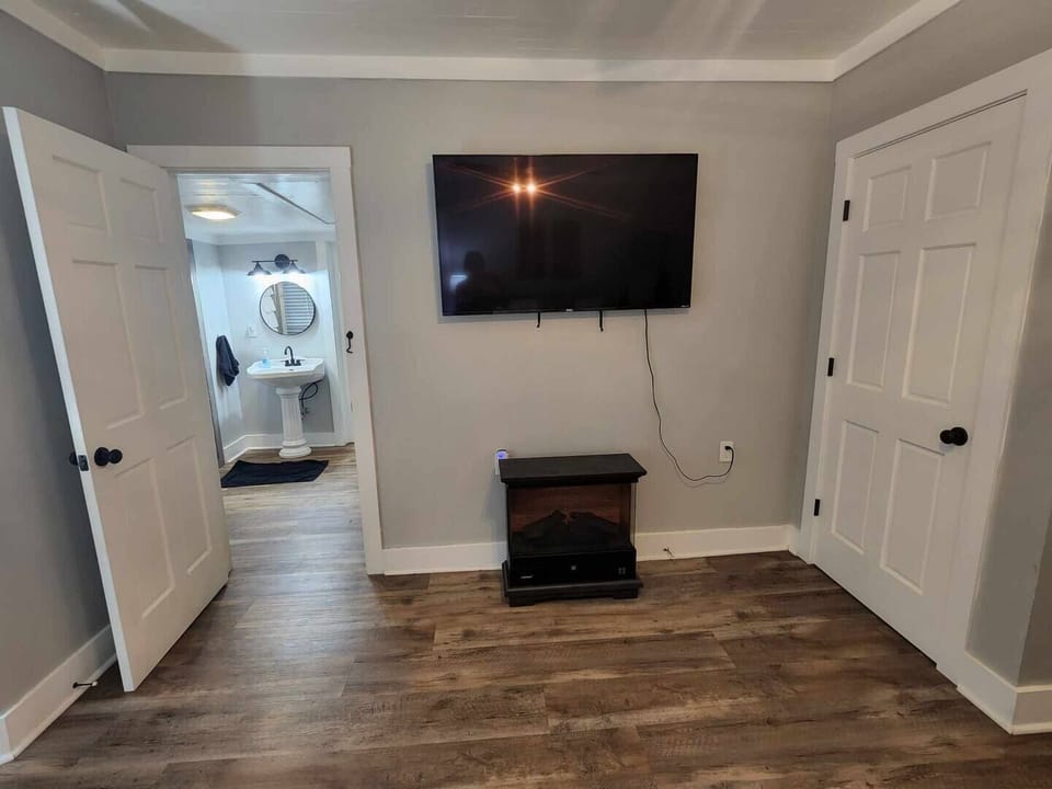 Electric Fireplace that provides supplementary heat or adds ambience 