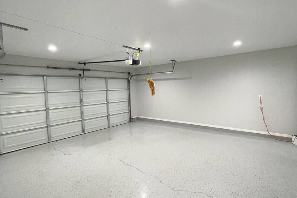 Private parking in garage (2 spots) or street parking.