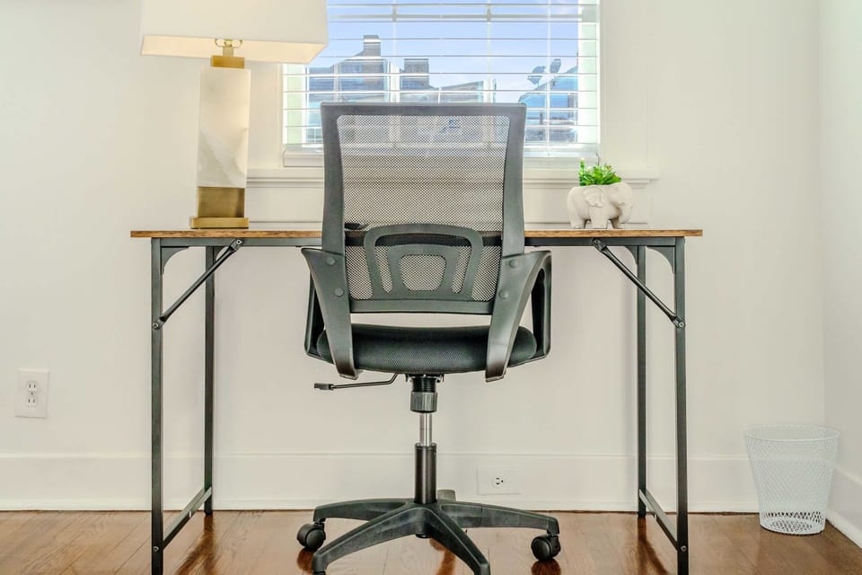 A designated work space for work from home travelers and high speed WiFi.