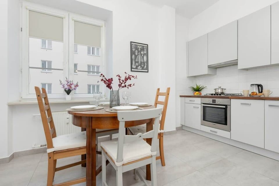 Separate kitchen with a dishwasher