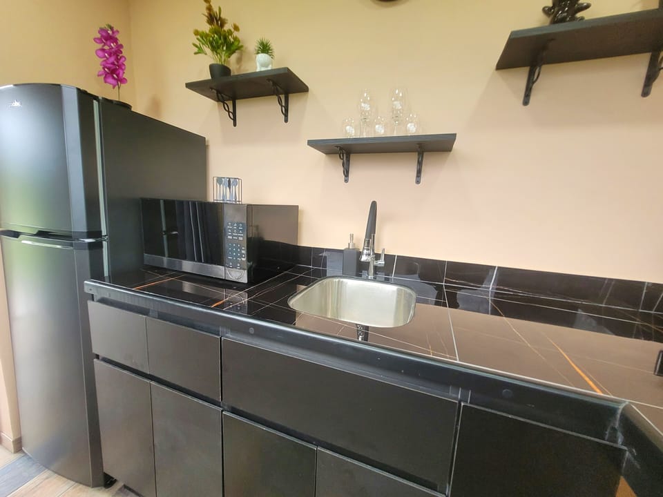 Mini kitchen ready to be use