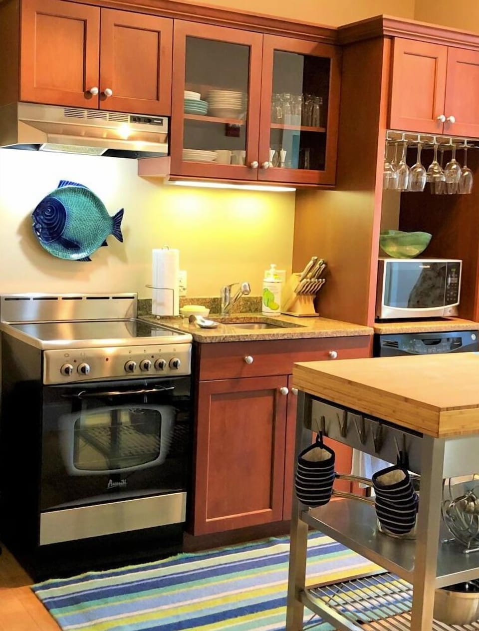Everything you need to cook breakfast, lunch or dinner.